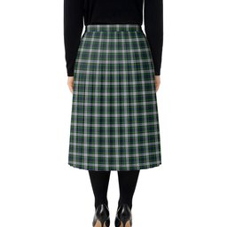 ScotsTee Shop Scottish Forbes Dress Tartan Pleated Midi Skirt