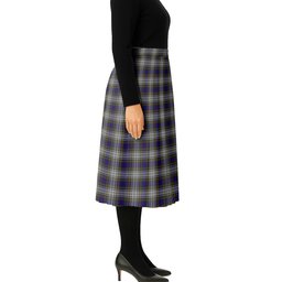 ScotsTee Shop Scottish Highfield Dress Tartan Pleated Midi Skirt