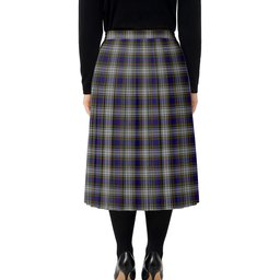 ScotsTee Shop Scottish Highfield Dress Tartan Pleated Midi Skirt