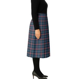 ScotsTee Shop Scottish Gandy of Myrton Tartan Pleated Midi Skirt