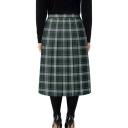 ScotsTee Shop Scottish Gordon Dress Tartan Pleated Midi Skirt