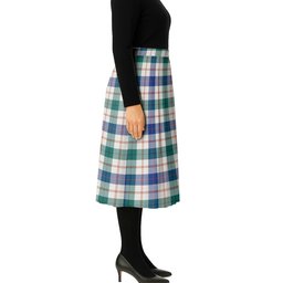 ScotsTee Shop Scottish Guthrie Dress Modern Tartan Pleated Midi Skirt