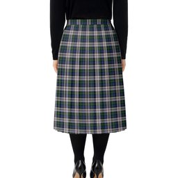 ScotsTee Shop Scottish Lauder Dress Tartan Pleated Midi Skirt