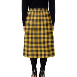 ScotsTee Shop Scottish MacLeod of Lewis Ancient SC Tartan Pleated Midi Skirt