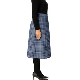 ScotsTee Shop Scottish MacHinery Dress Tartan Pleated Midi Skirt
