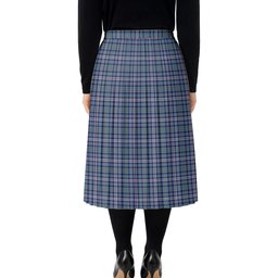 ScotsTee Shop Scottish MacHinery Dress Tartan Pleated Midi Skirt