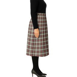 ScotsTee Shop Scottish MacLean Dress Tartan Pleated Midi Skirt
