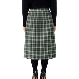 ScotsTee Shop Scottish MacLaren Dress Tartan Pleated Midi Skirt