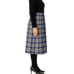 ScotsTee Shop Scottish Livingstone Dress Tartan Pleated Midi Skirt