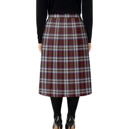 ScotsTee Shop Scottish MacCulloch Dress Tartan Pleated Midi Skirt