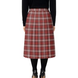 ScotsTee Shop Scottish MacDougal Dress Tartan Pleated Midi Skirt