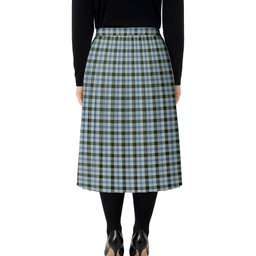 ScotsTee Shop Scottish MacKendrick Dress Tartan Pleated Midi Skirt