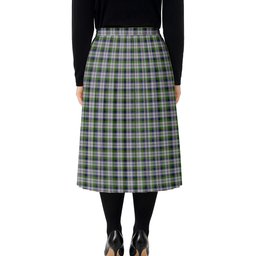 ScotsTee Shop Scottish MacNachten Dress Tartan Pleated Midi Skirt