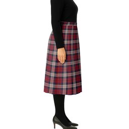 ScotsTee Shop Scottish MacDonald Dress Irish Tartan Pleated Midi Skirt