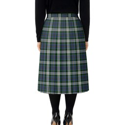 ScotsTee Shop Scottish MacInnes Dress Tartan Pleated Midi Skirt