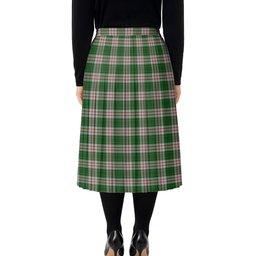 ScotsTee Shop Scottish MacDiarmid Dress Tartan Pleated Midi Skirt