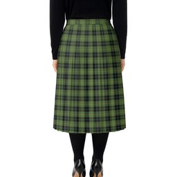 ScotsTee Shop Scottish Lorne Marquis of Tartan Pleated Midi Skirt