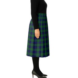 ScotsTee Shop Scottish MacCallum Modern SC Tartan Pleated Midi Skirt