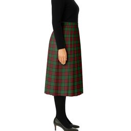 ScotsTee Shop Scottish MacCormick Dress Tartan Pleated Midi Skirt