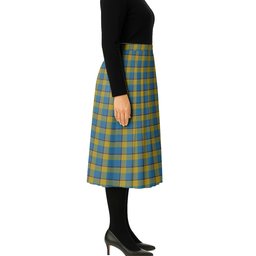 ScotsTee Shop Scottish Oliver Dress Pink Tartan Pleated Midi Skirt