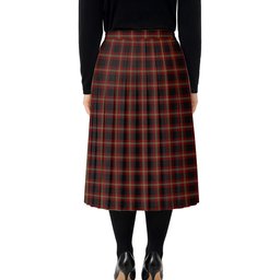 ScotsTee Shop Scottish Perry Dress Tartan Pleated Midi Skirt