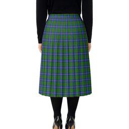ScotsTee Shop Scottish Turnbull Hunting SC Tartan Pleated Midi Skirt
