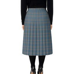 ScotsTee Shop Scottish McKerrell of Hillhouse Dress Tartan Pleated Midi Skirt