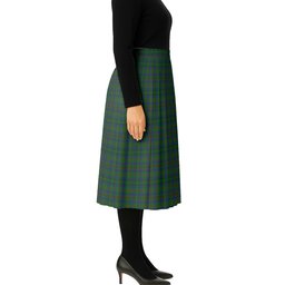 ScotsTee Shop Scottish Moncrieff of Atholl Tartan Pleated Midi Skirt