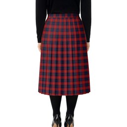 ScotsTee Shop Scottish McKnight Dress Tartan Pleated Midi Skirt