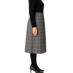ScotsTee Shop Scottish Thomson Dress Grey Tartan Pleated Midi Skirt