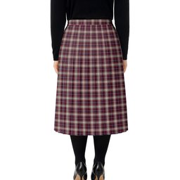 ScotsTee Shop Scottish McFarland Dress Tartan Pleated Midi Skirt