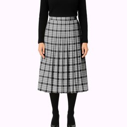 ScotsTee Shop Scottish Wallace Dress Tartan Pleated Midi Skirt