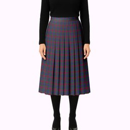 ScotsTee Shop Scottish Mar Dress - TD Tartan Pleated Midi Skirt