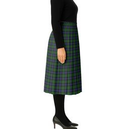 ScotsTee Shop Scottish Ogilvie of Inverarity VS 2 Tartan Pleated Midi Skirt
