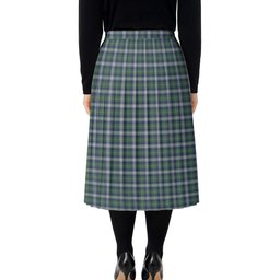ScotsTee Shop Scottish Oliphant Dress Tartan Pleated Midi Skirt