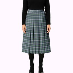 ScotsTee Shop Scottish Oliphant Dress Tartan Pleated Midi Skirt