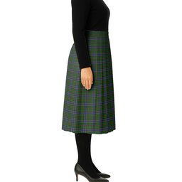 ScotsTee Shop Scottish Ogilvie of Inverarity Wilsons Tartan Pleated Midi Skirt
