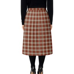 ScotsTee Shop Scottish McBrayer Dress Tartan Pleated Midi Skirt