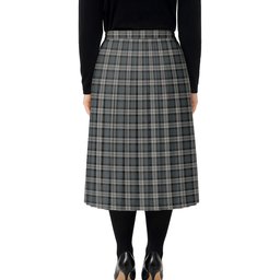 ScotsTee Shop Scottish McCandlish Dress Grey Tartan Pleated Midi Skirt