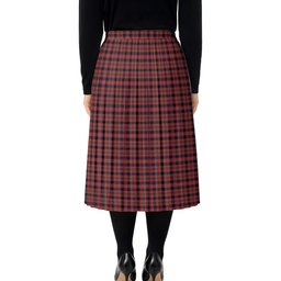 ScotsTee Shop Scottish Ogilvie (Ogilvy) Tartan Pleated Midi Skirt