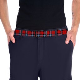 ScotsTee Shop Scottish Baillie of Polkemmet Red Modern Tartan Plaid Belt