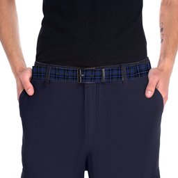 ScotsTee Shop Scottish Clergy Clark Light Blue lines 1 Tartan Plaid Belt