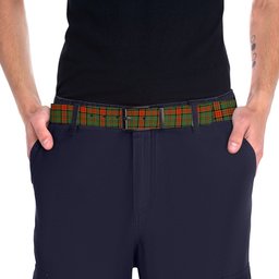 ScotsTee Shop Scottish Dalrymple of Castleton #2 Modern Tartan Plaid Belt