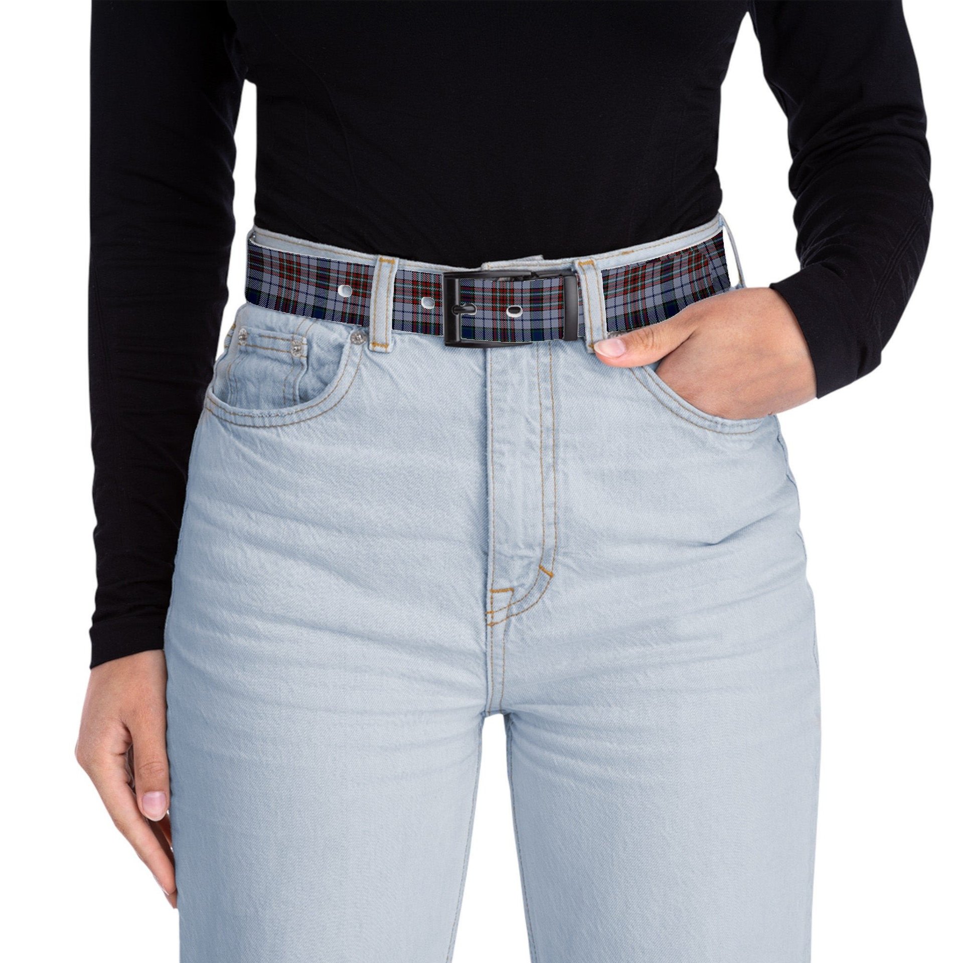 ScotsTee Shop Scottish Gayre Hunting Modern Tartan Plaid Belt