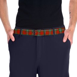ScotsTee Shop Scottish MacLaine of Loch Buie Ancient Tartan Plaid Belt