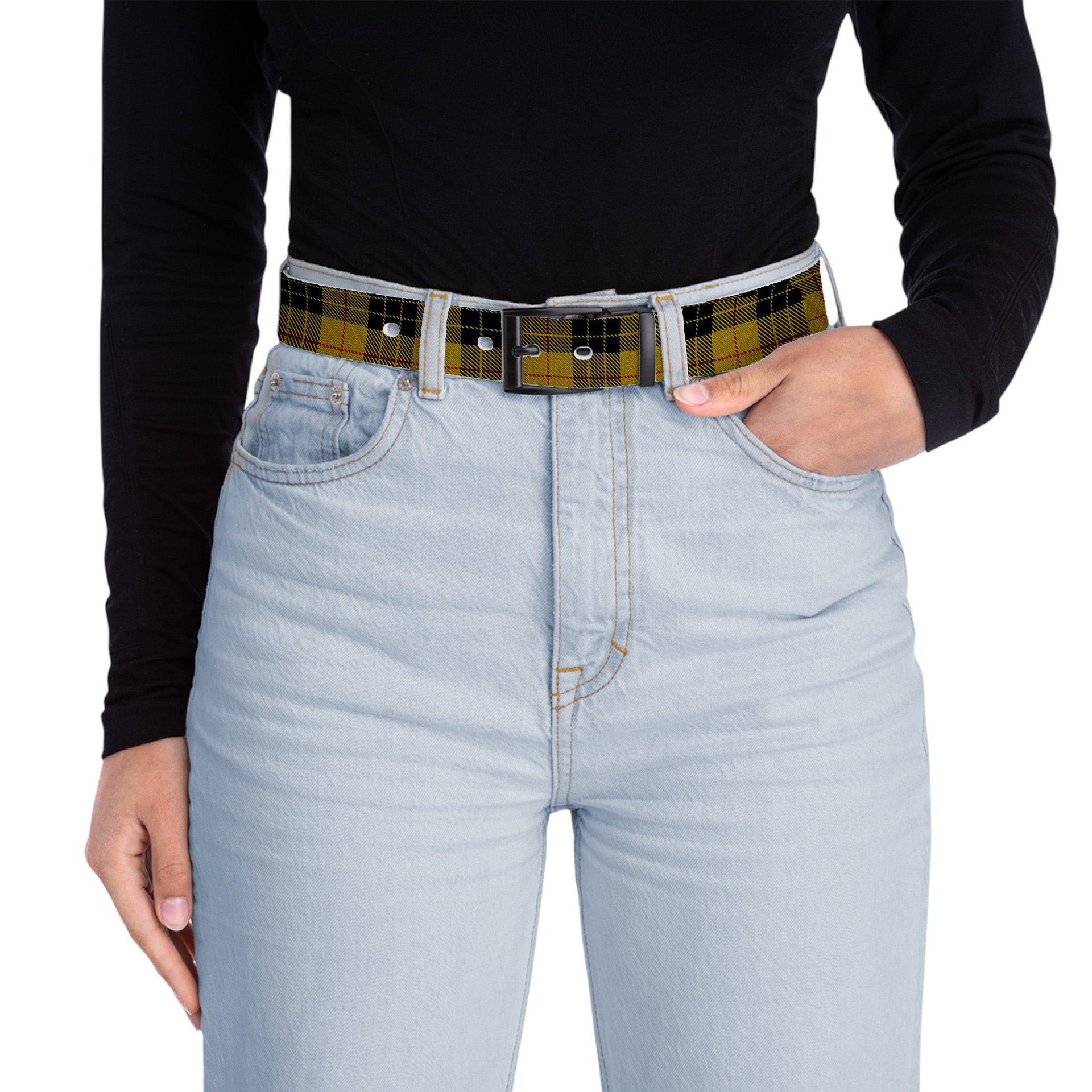 ScotsTee Shop Scottish McLeod of Lewis Ancient Tartan Plaid Belt