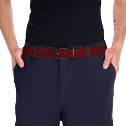 ScotsTee Shop Scottish McDonell of Keppoch Tartan Plaid Belt