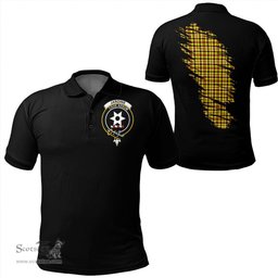 ScotsTee Shop Scottish Jardine Clan Crest Tartan In Me Scotland In My Bone Soft Cotton Polo Shirts
