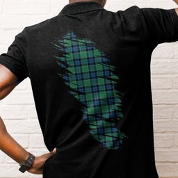 ScotsTee Shop Scottish Graham of Menteith Ancient Clan Crest Tartan In Me Scotland In My Bone Soft Cotton Polo Shirts