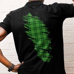 ScotsTee Shop Scottish Galloway District Clan Crest Tartan In Me Scotland In My Bone Soft Cotton Polo Shirts